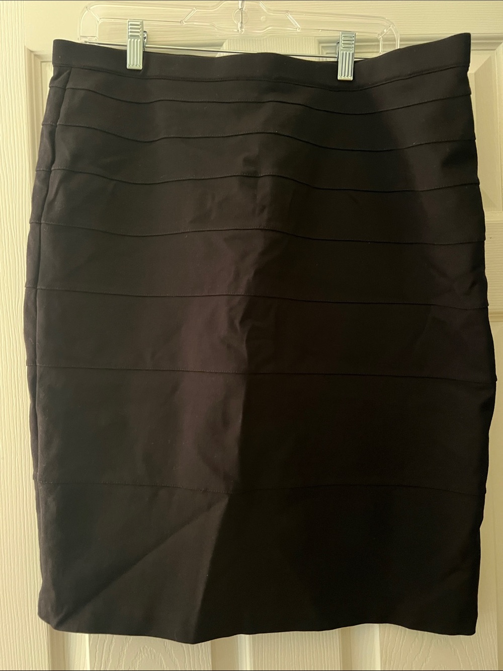 Thalian Black Bandage Pencil Skirt